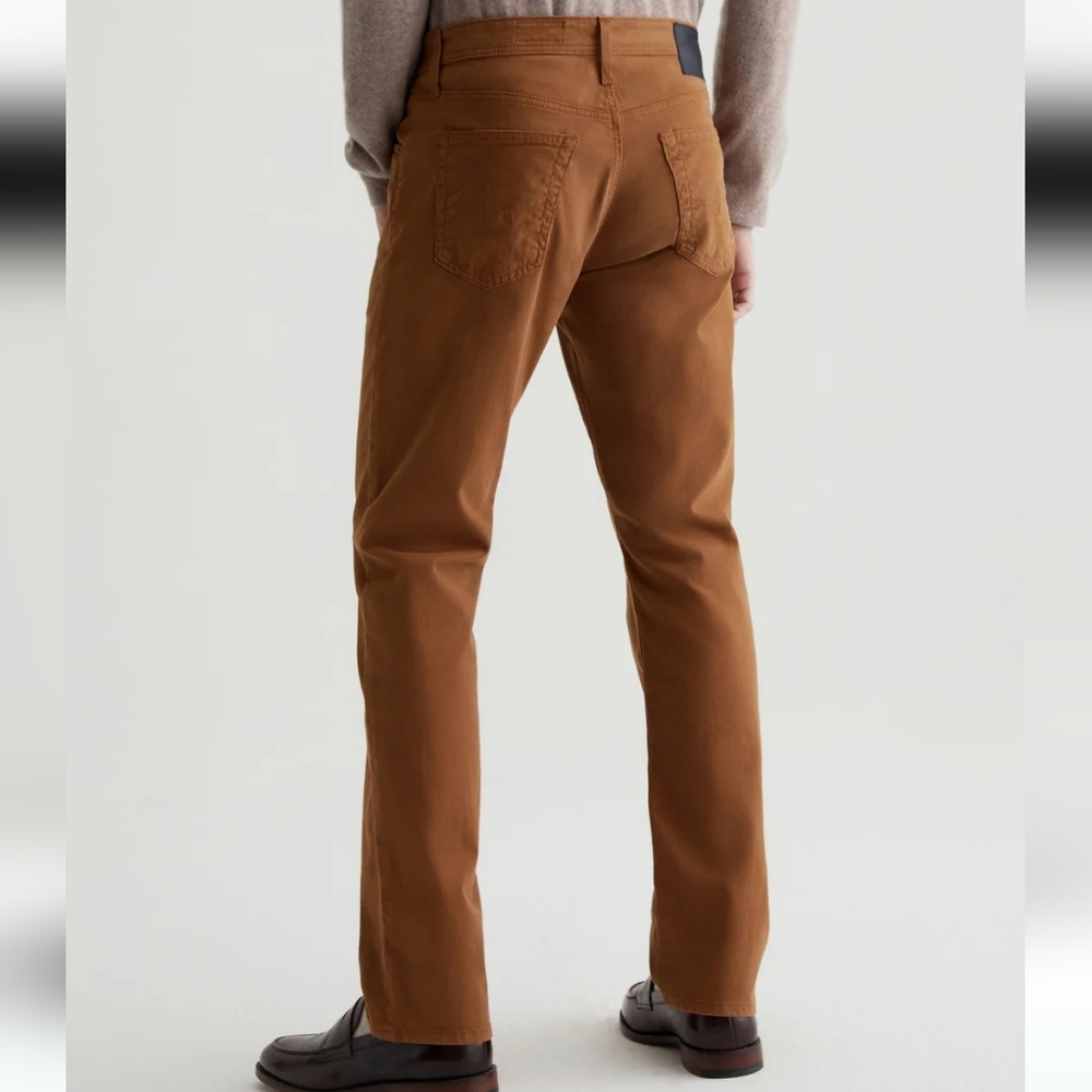 Adriano Goldschmied The Graduate Tailored Leg Pant in Golden Brown Sz 32X34 NEW - Picture 7 of 11